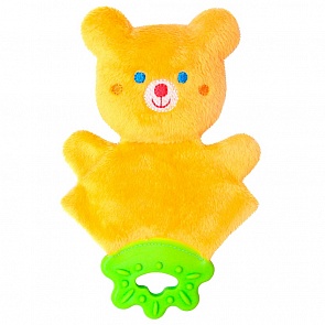 Хрустящий мишка Мистер Тед с прорезывателем и погремушкой (Мякиши, 359 МЯКИШИsim)